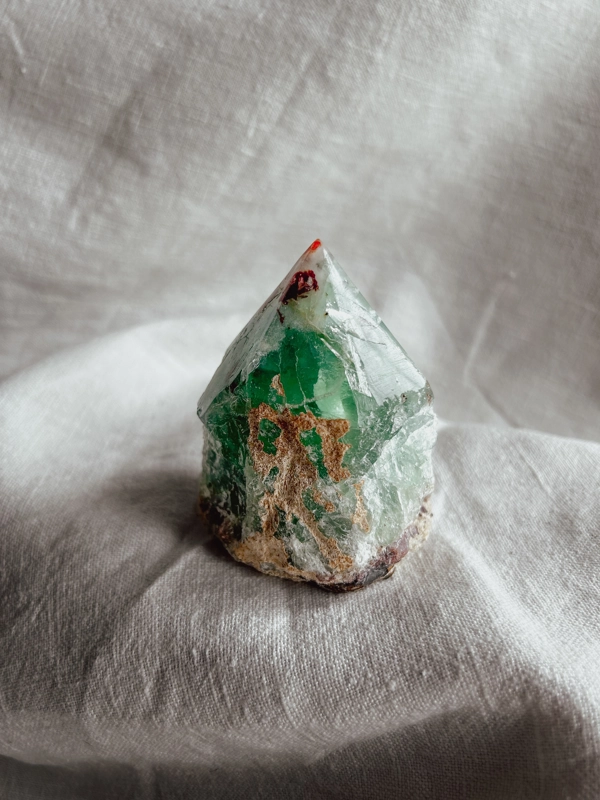 punta grezza - Fluorite Arcobaleno